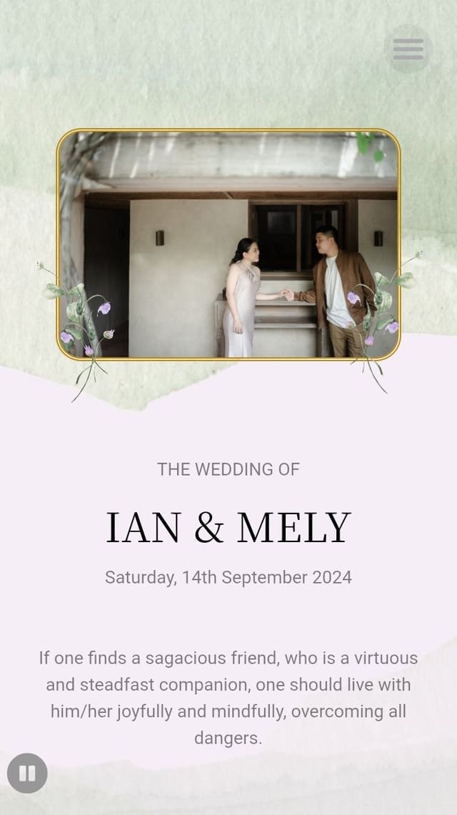 Undangan Ian & Mely